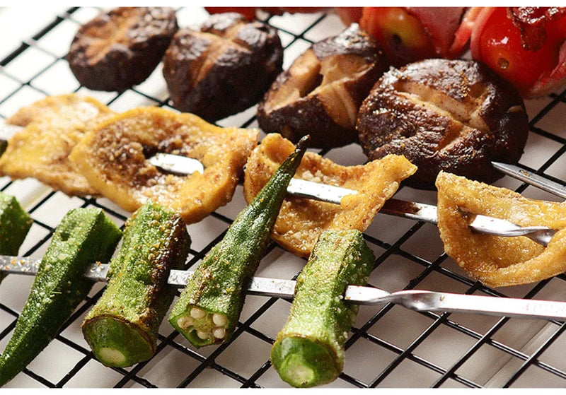 50Pcs Stainless Steel Barbecue Skewer