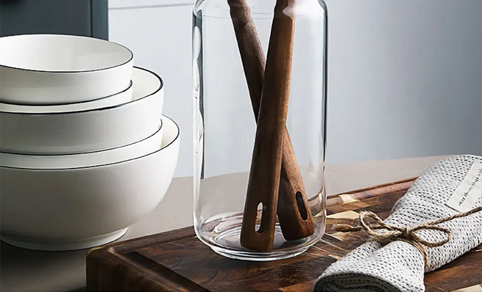 7 pieces/set teak tableware