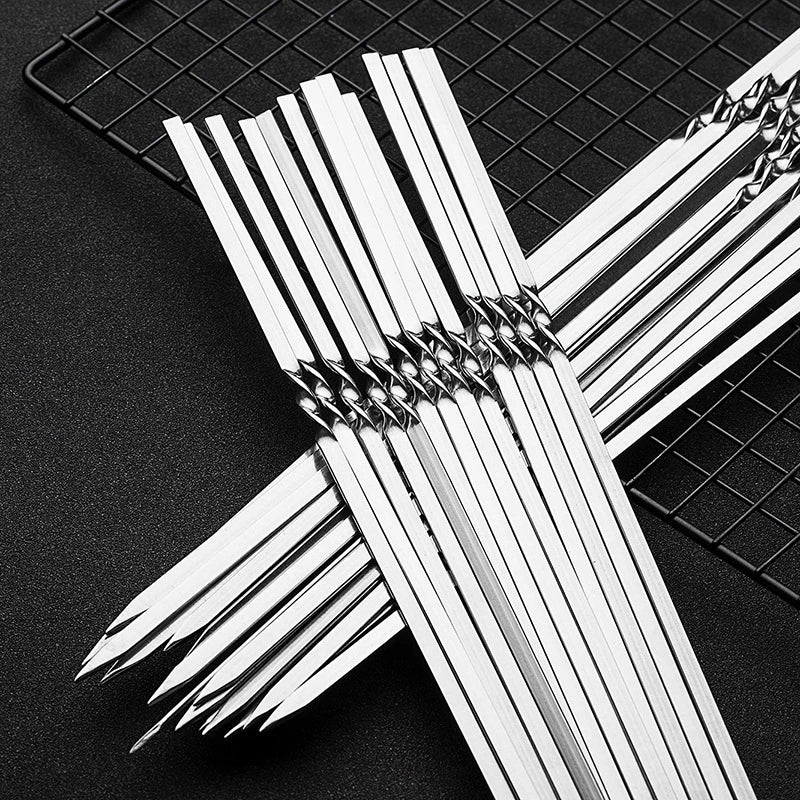 50Pcs Stainless Steel Barbecue Skewer