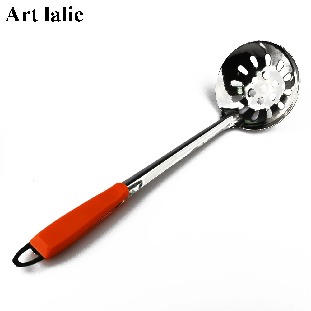 Stainless Steel Long Handle Ladle Colander