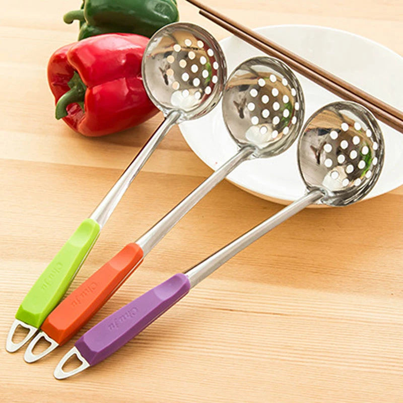 Stainless Steel Long Handle Ladle Colander