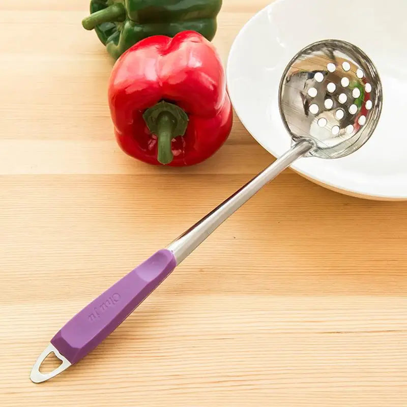 Stainless Steel Long Handle Ladle Colander