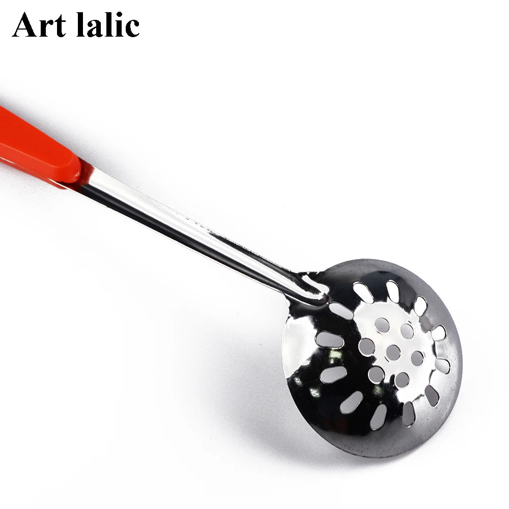 Stainless Steel Long Handle Ladle Colander