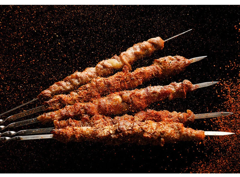 50Pcs Stainless Steel Barbecue Skewer
