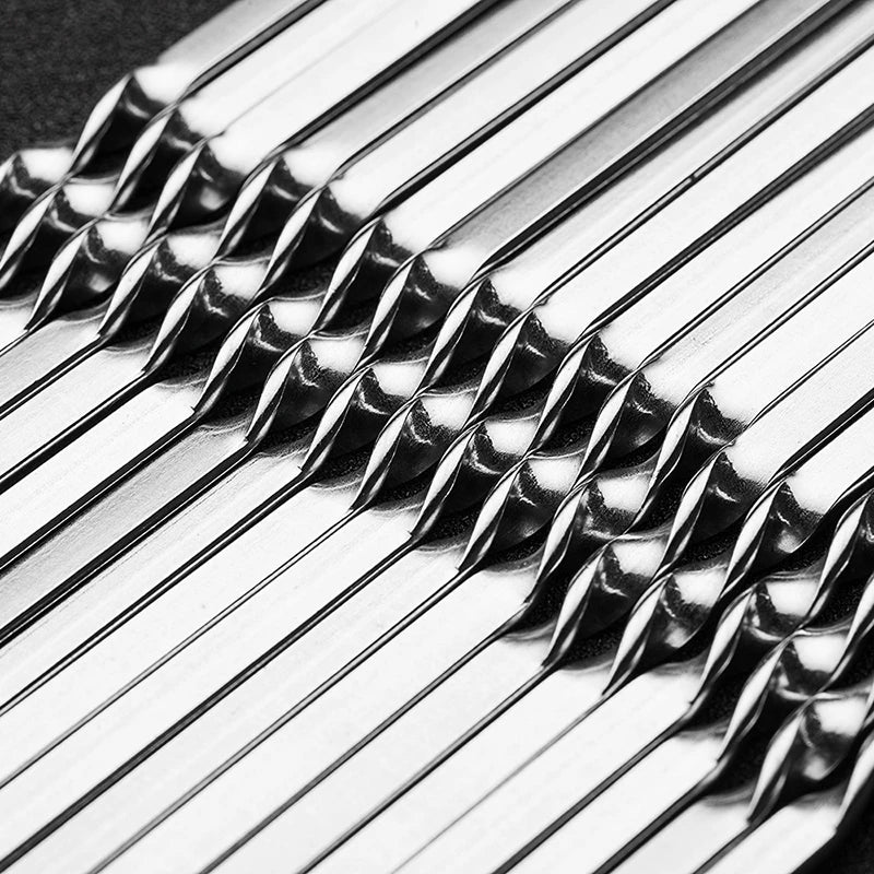 50Pcs Stainless Steel Barbecue Skewer