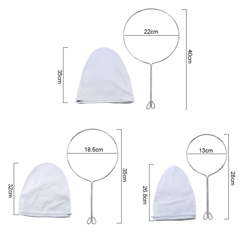 Reusable Multi-function Filter Bag Fine Mesh Cotton Fine Filtration Coffee Milk Tea Filter Bag Coffee Machine Drip Filter Bags