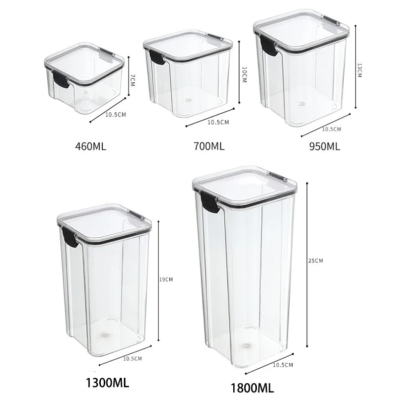 Sealed Kitchen Containers