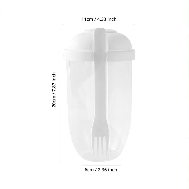 1pc White/Green Portable Bottle