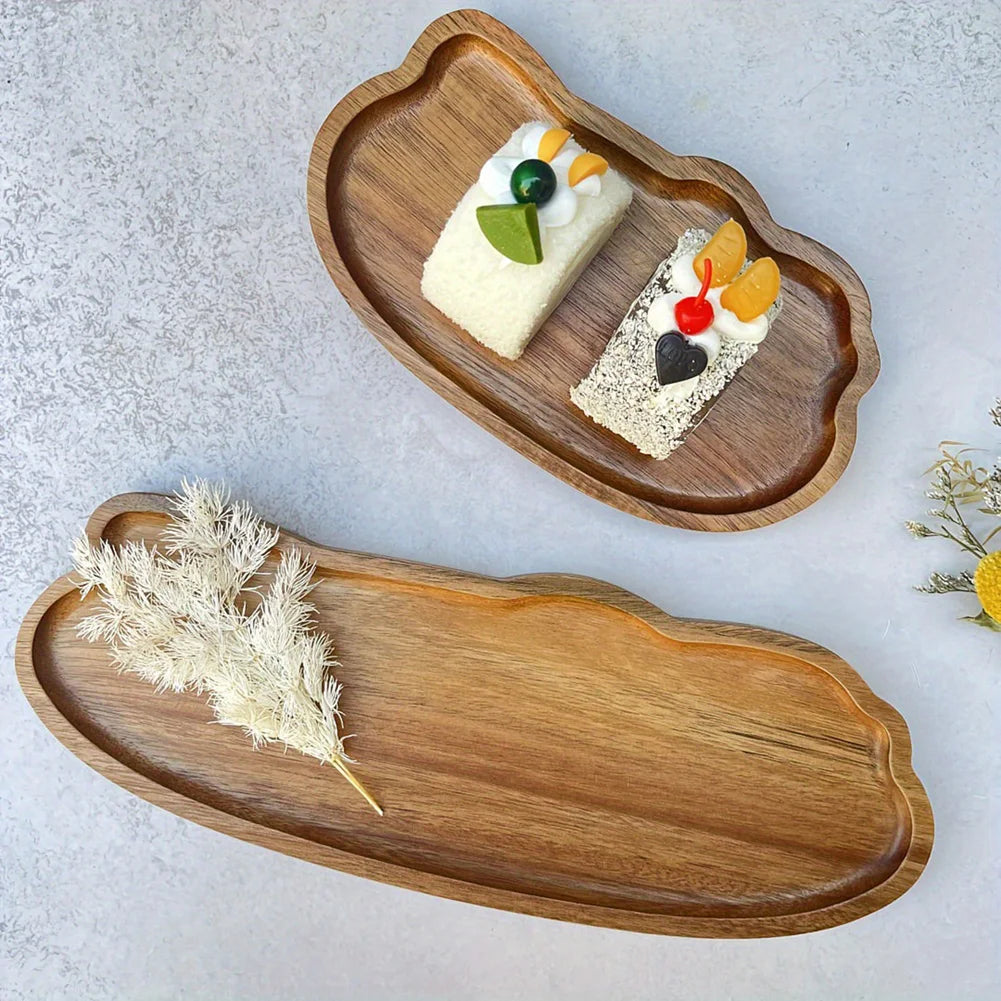Japanese Style Wooden Tea Coffee Tray