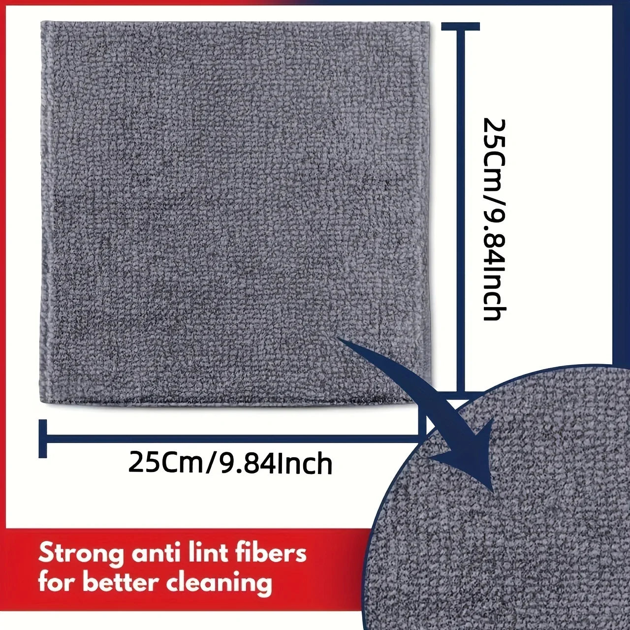 Ultra-fine Fiber Light Gray Kitchen Cloth Set