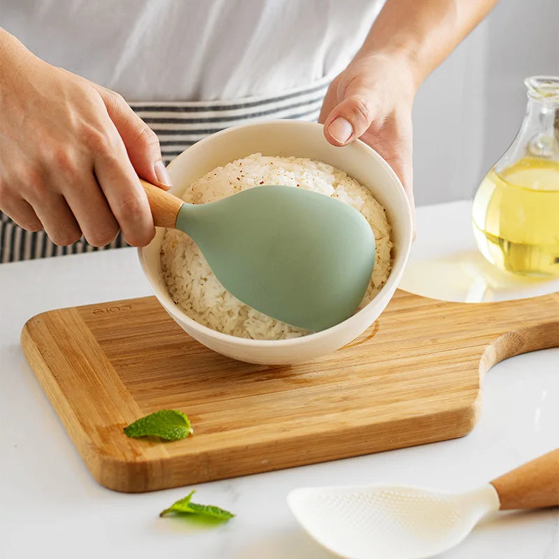 1Pcs Silicone Spoon