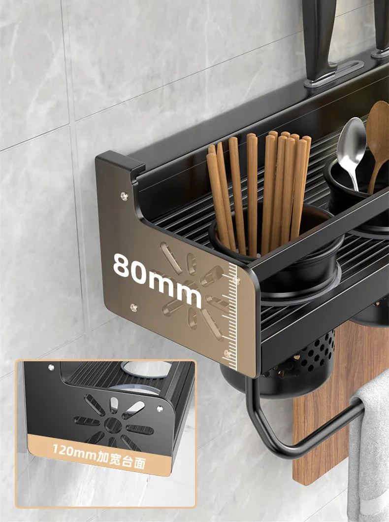 Kitchen Organizer Shelf Wall-mounted