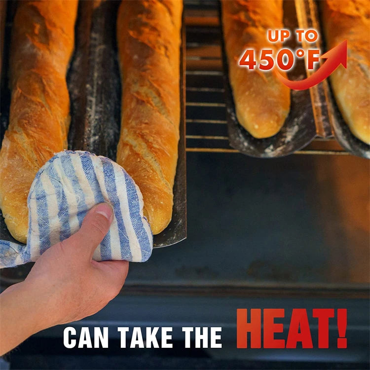 Nonstick Perforated French Bread Baking Pan