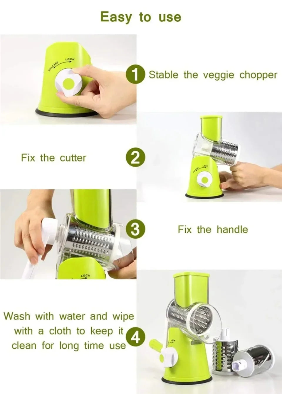 Multifunctional Vegetable Cutter & Slicer