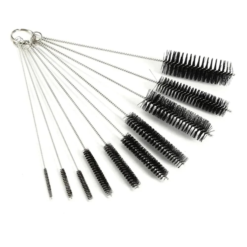 10Pcs/Set Multifunctional Portable Stainless Steel Bottle Brushes