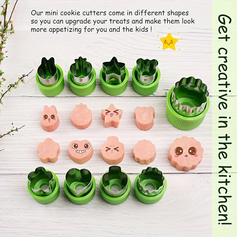 9PCS/Stainless steel Cookie and Vegetable Cutting Set