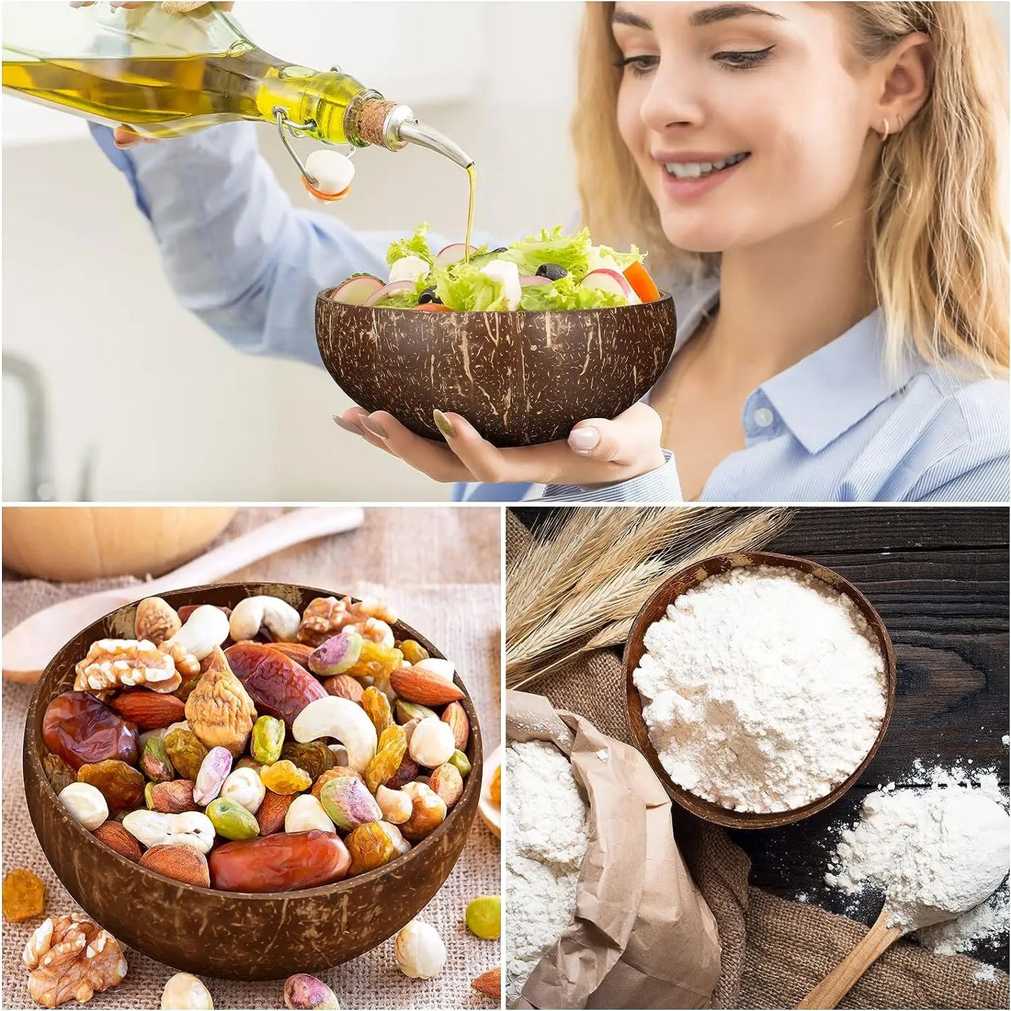 Gorgeous Coconut Serving Bowls