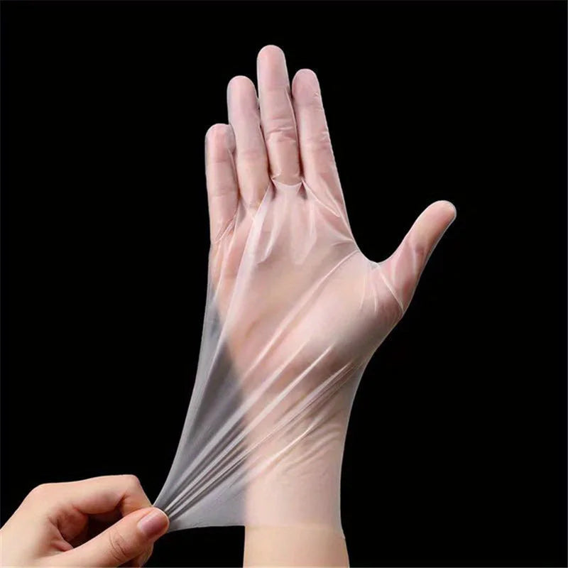 100 Disposable TPE Gloves, Powder Free and Latex Free