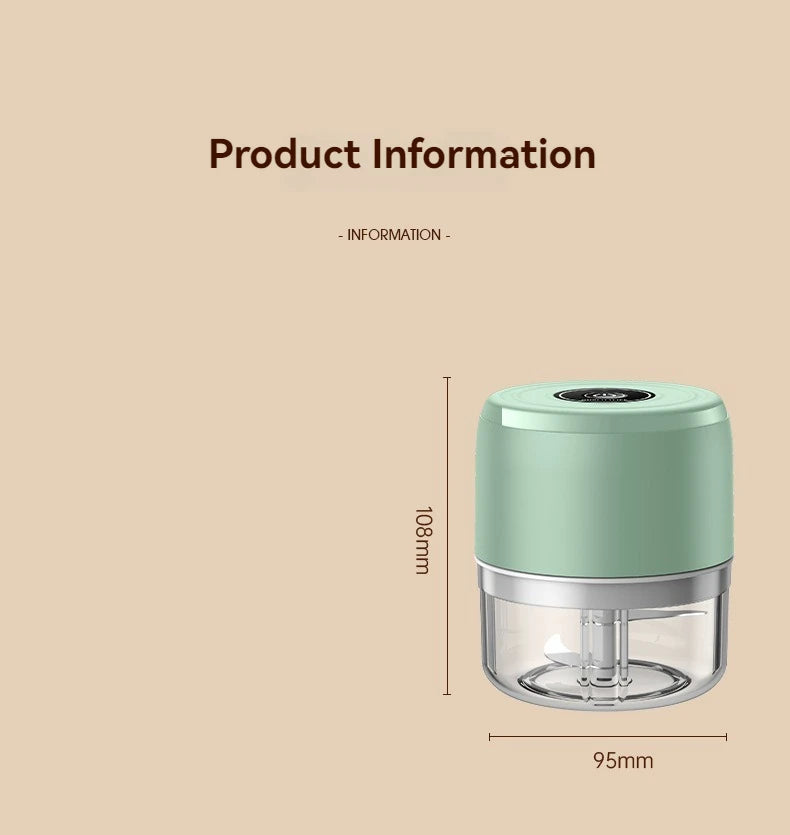 Electric Mini Garlic Chopper