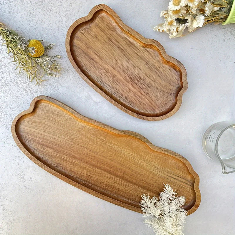Japanese Style Wooden Tea Coffee Tray