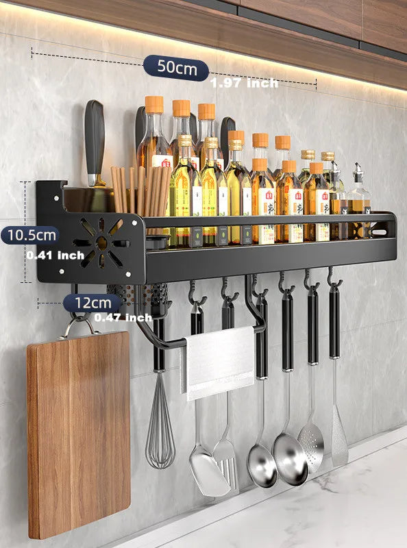 Kitchen Organizer Shelf Wall-mounted