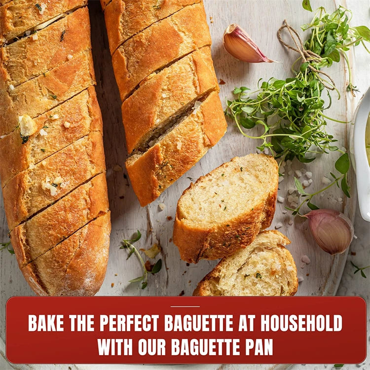 Nonstick Perforated French Bread Baking Pan