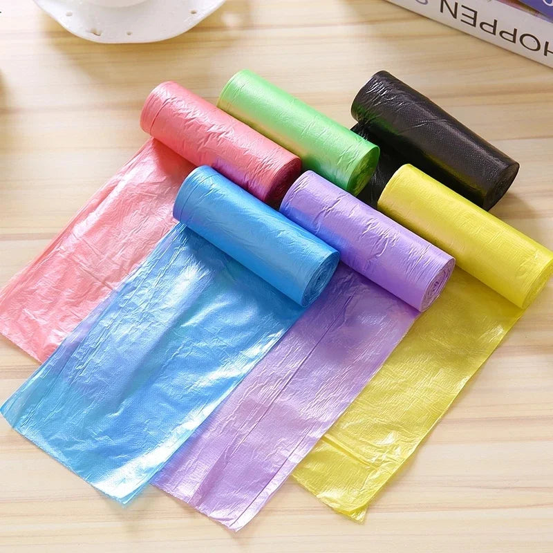 100PCS Mixed Color Thicken Disposable Garbage Bags