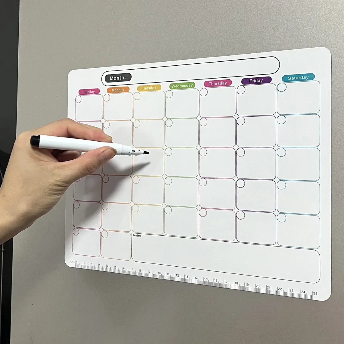 refrigerator magnet calendar