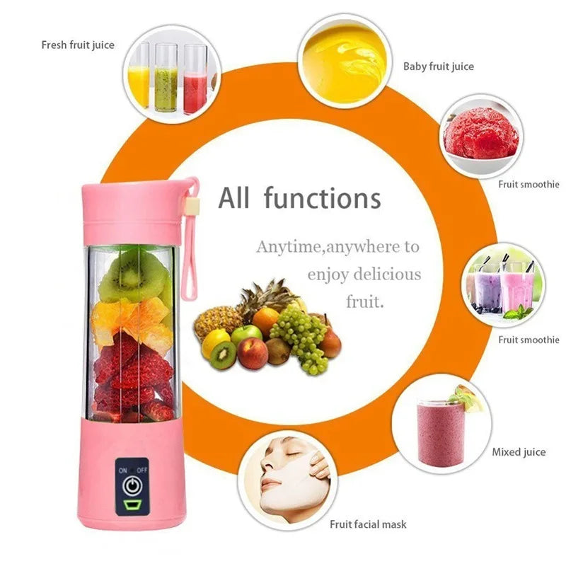 Portable Mini Electric Juicer USB Charging