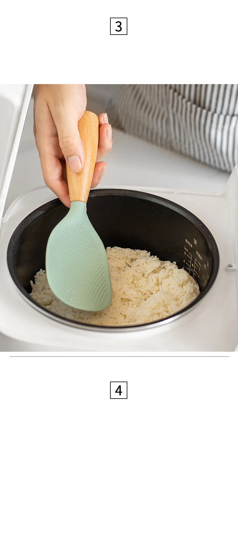 1Pcs Silicone Spoon