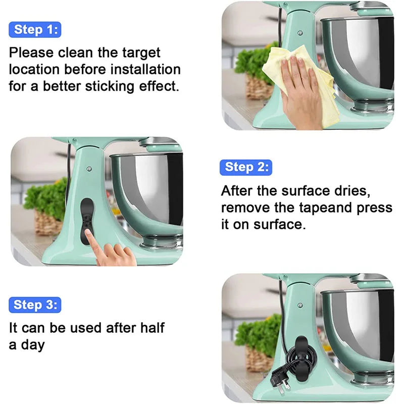 4PCS Cord Winder Organizer for Kitchen appliances