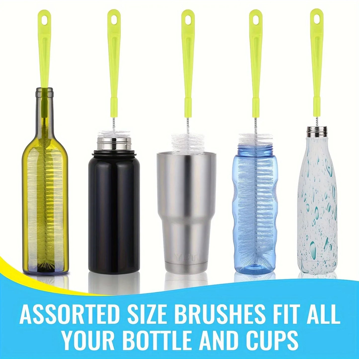 8pcs Straw Brush Set