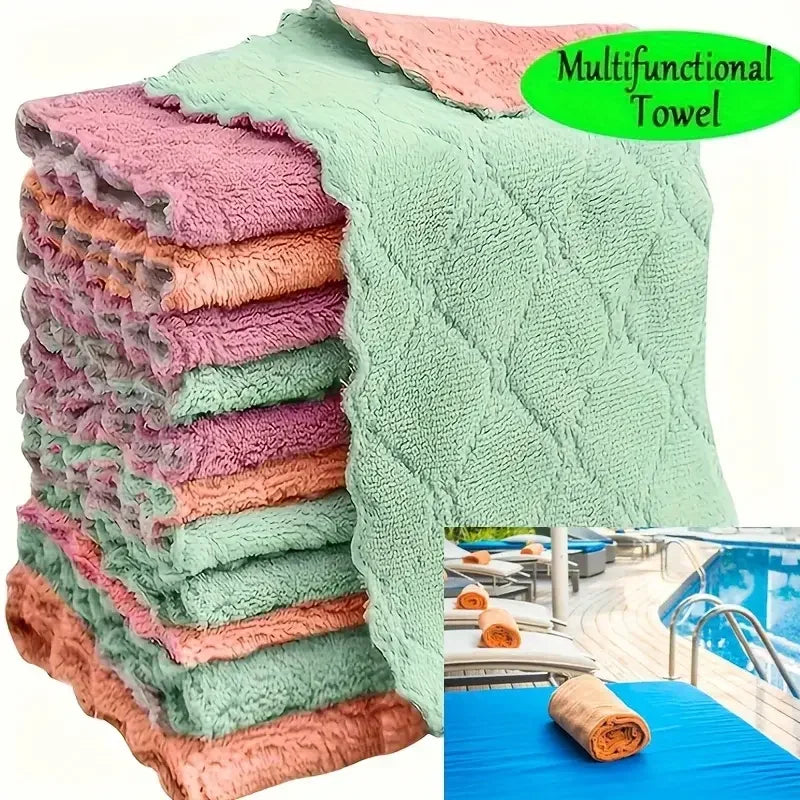 Ultra-fine Fiber Light Gray Kitchen Cloth Set