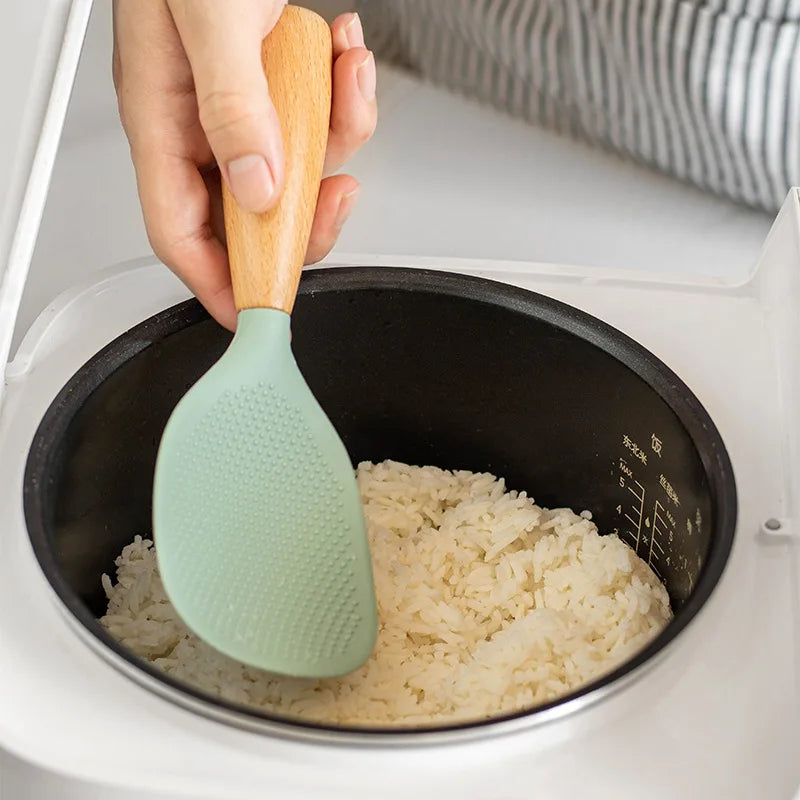 1Pcs Silicone Spoon