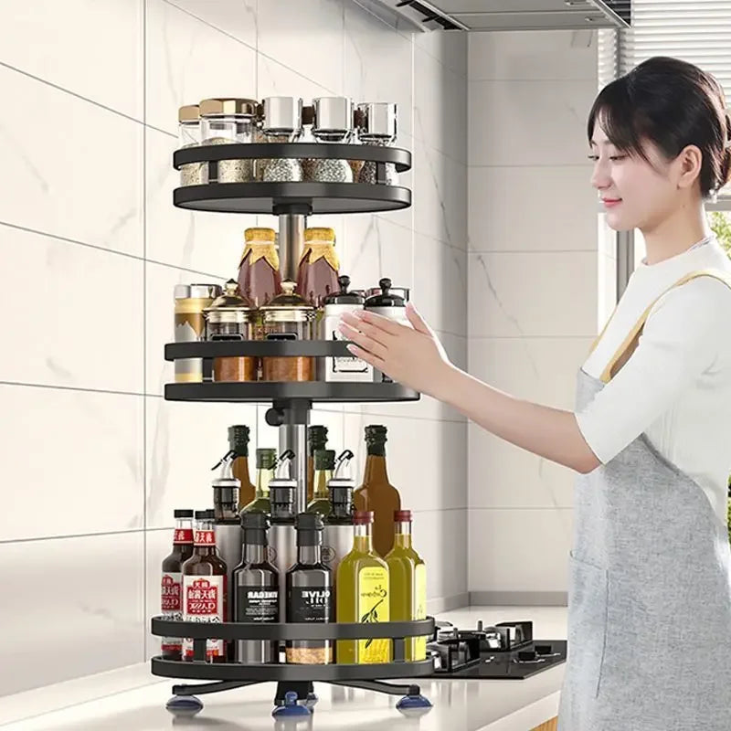 360 Rotation Spice Rack