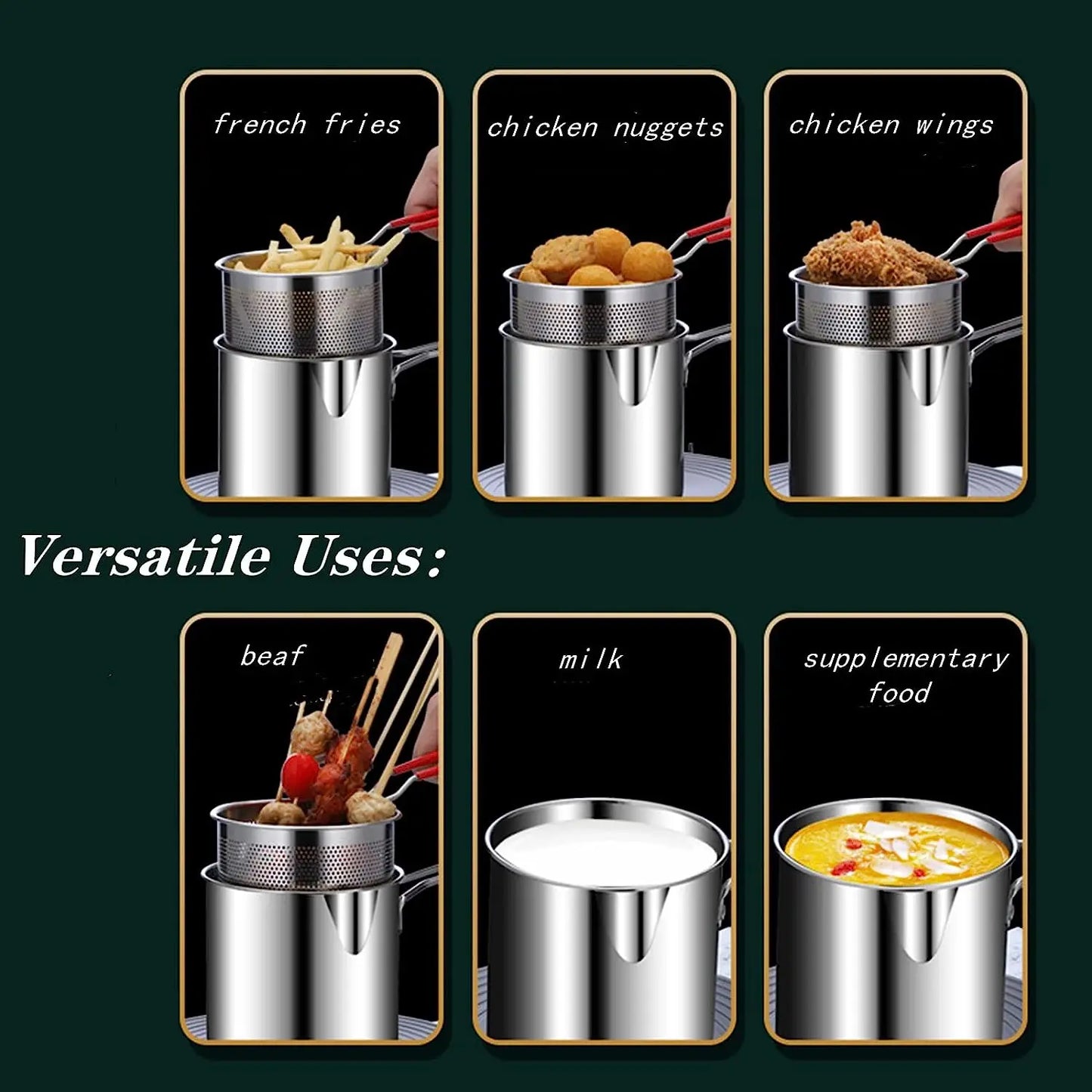 Deep Frying Pot or strainer pot