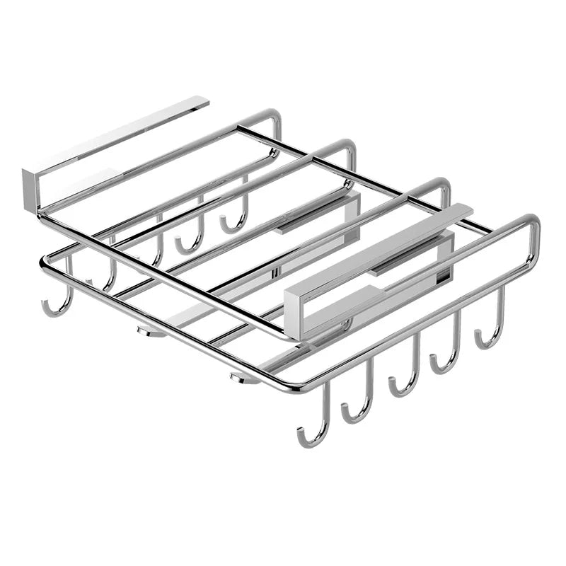 1PC Stainless Steel Hanging Kitchen Storage Rack
