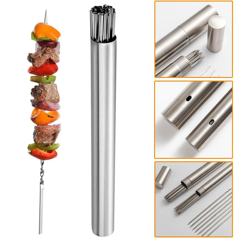 50Pcs Stainless Steel Barbecue Skewer