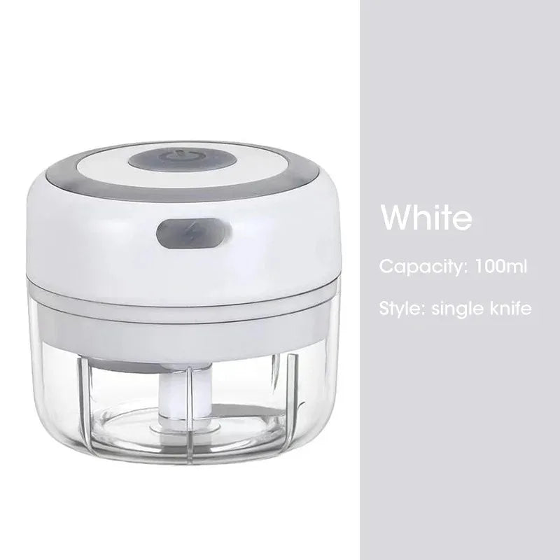 Mini Wireless Electric Garlic Crusher