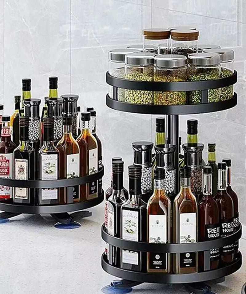360 Rotation Spice Rack