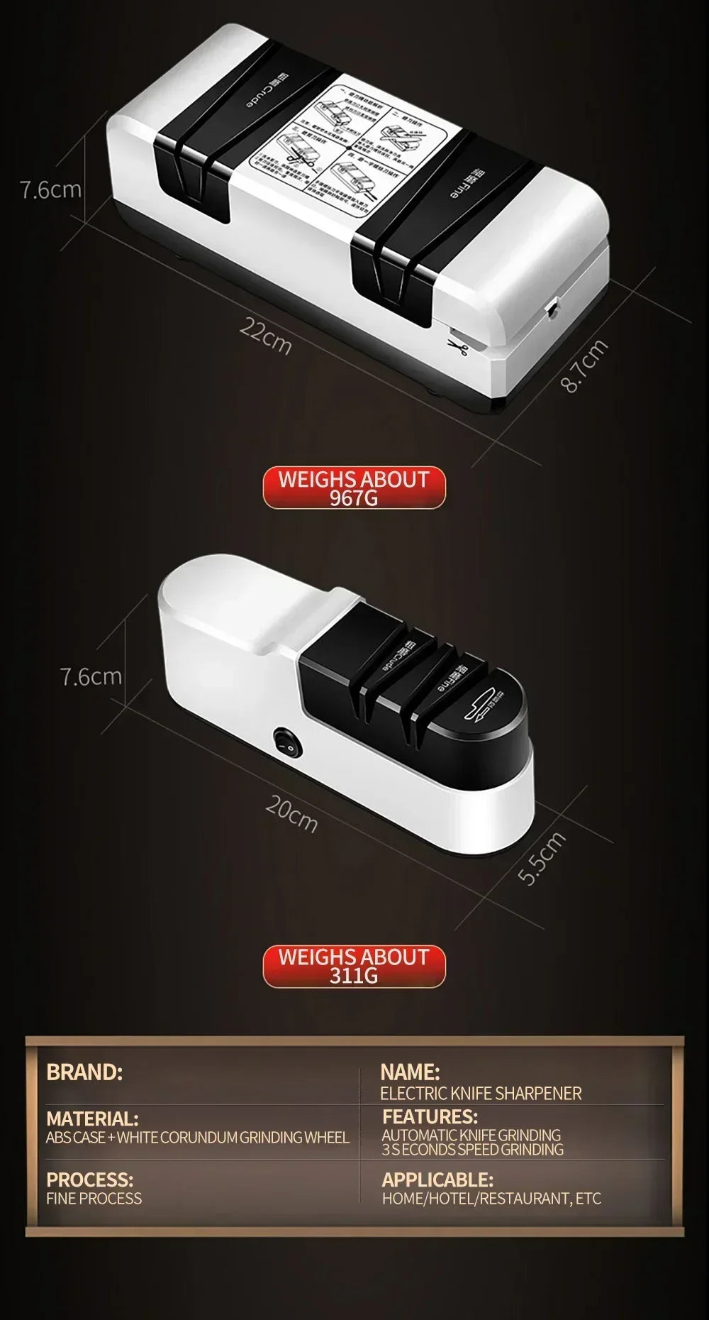 Electric Knife Sharpener
