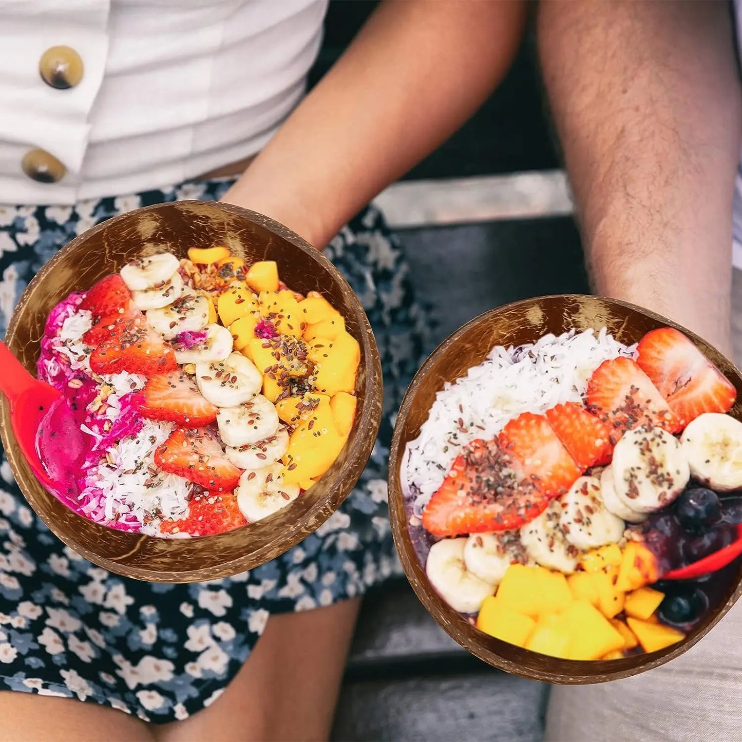 Gorgeous Coconut Serving Bowls
