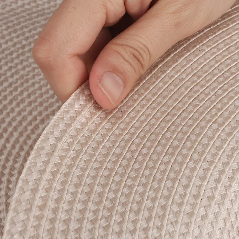 Set of 6 Round Braided Placemats and Coasters