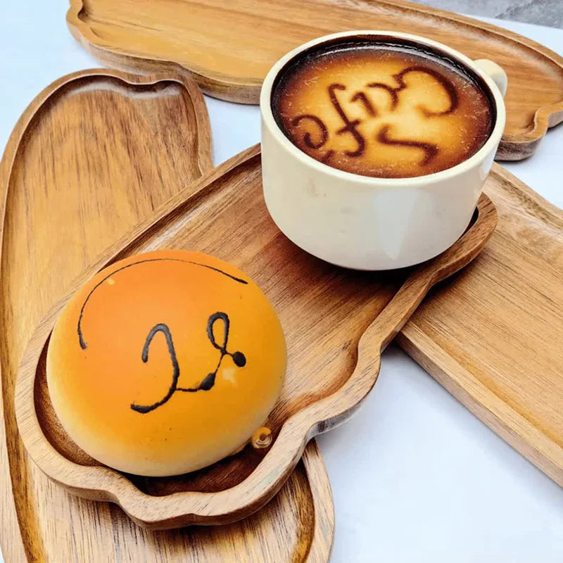 Japanese Style Wooden Tea Coffee Tray