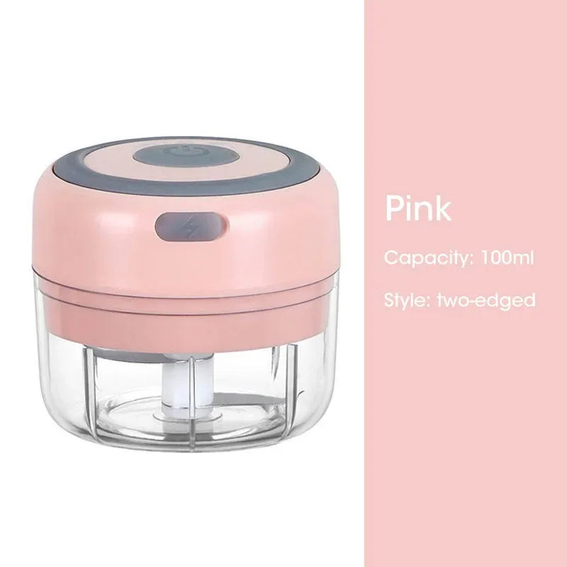 Mini Wireless Electric Garlic Crusher