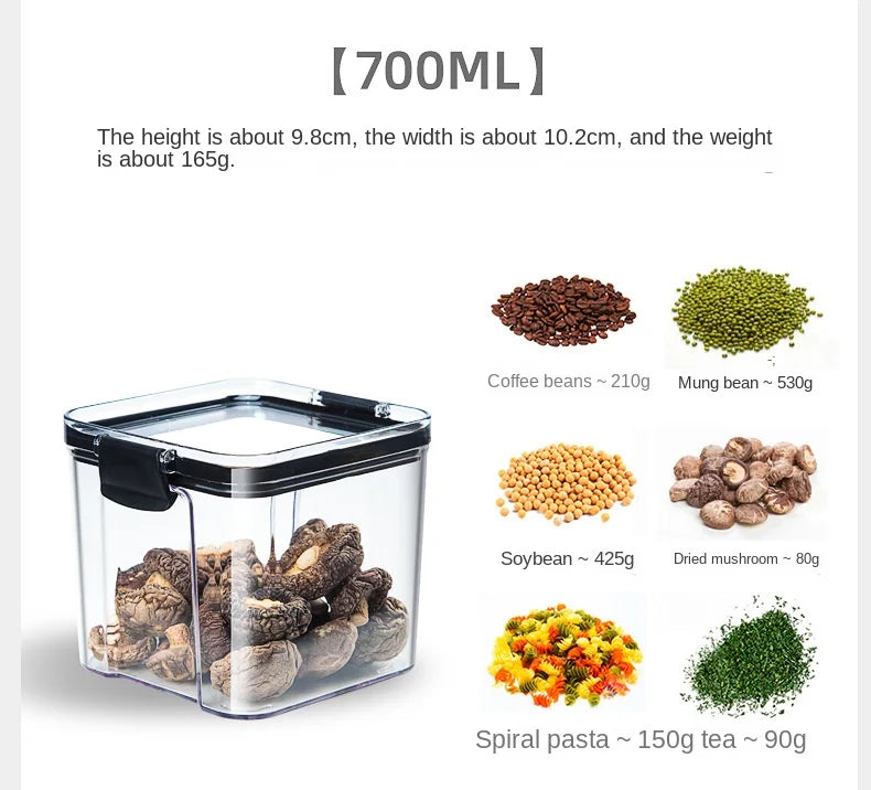 Sealed Kitchen Containers