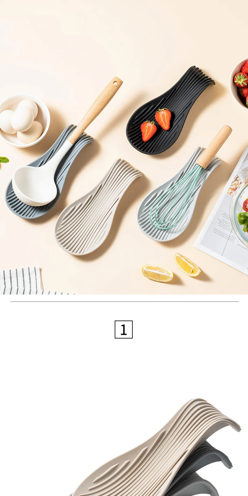 Silicone Insulated Spoon Holder