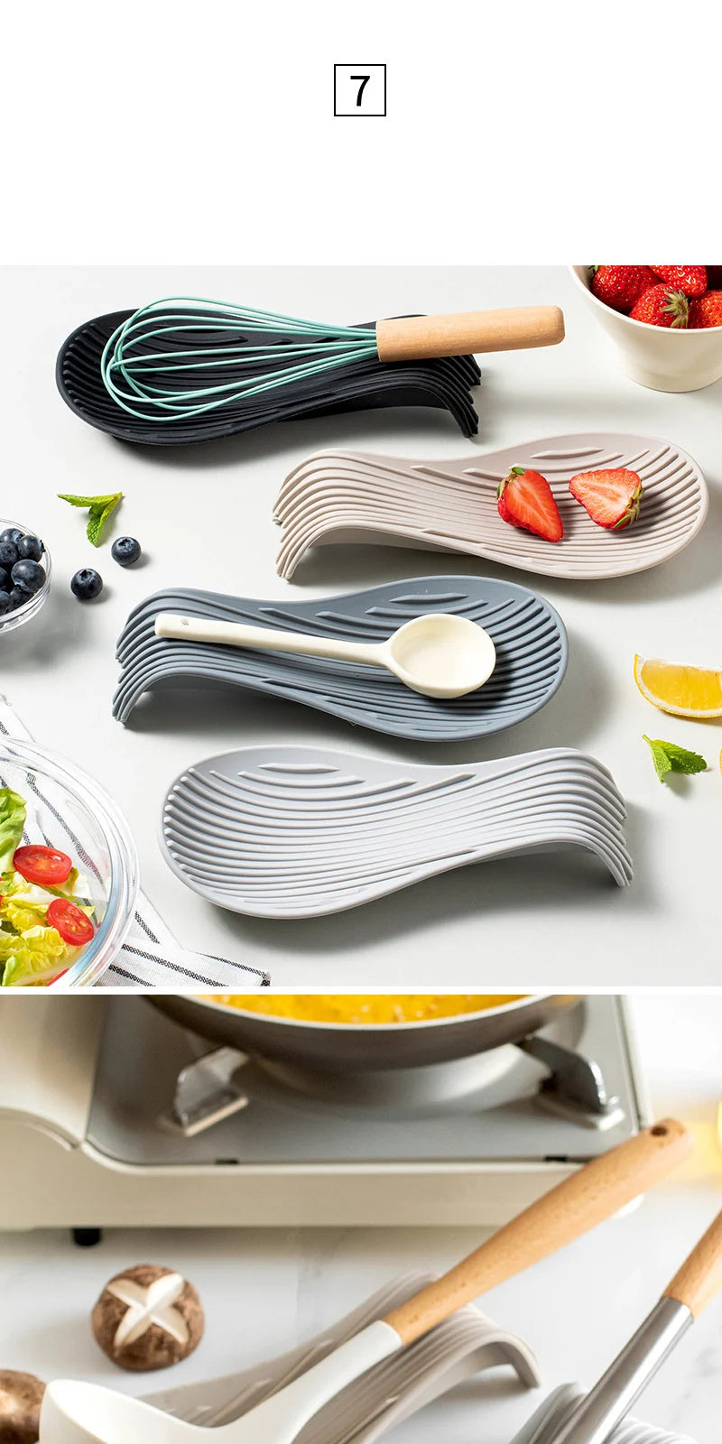 Silicone Insulated Spoon Holder