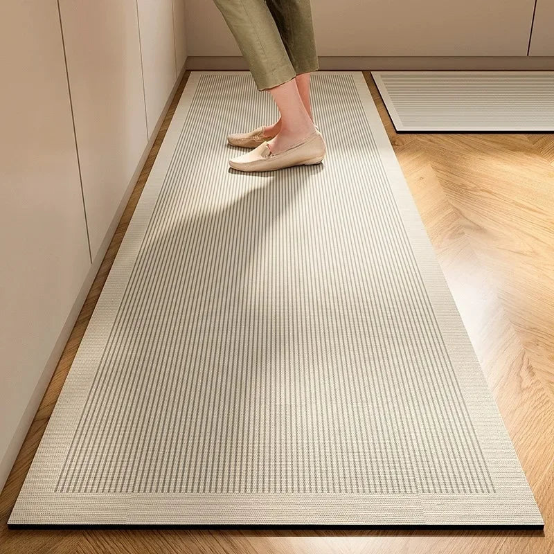 New 1 pc Japanese style soft kitchen diatomite mud floor mat