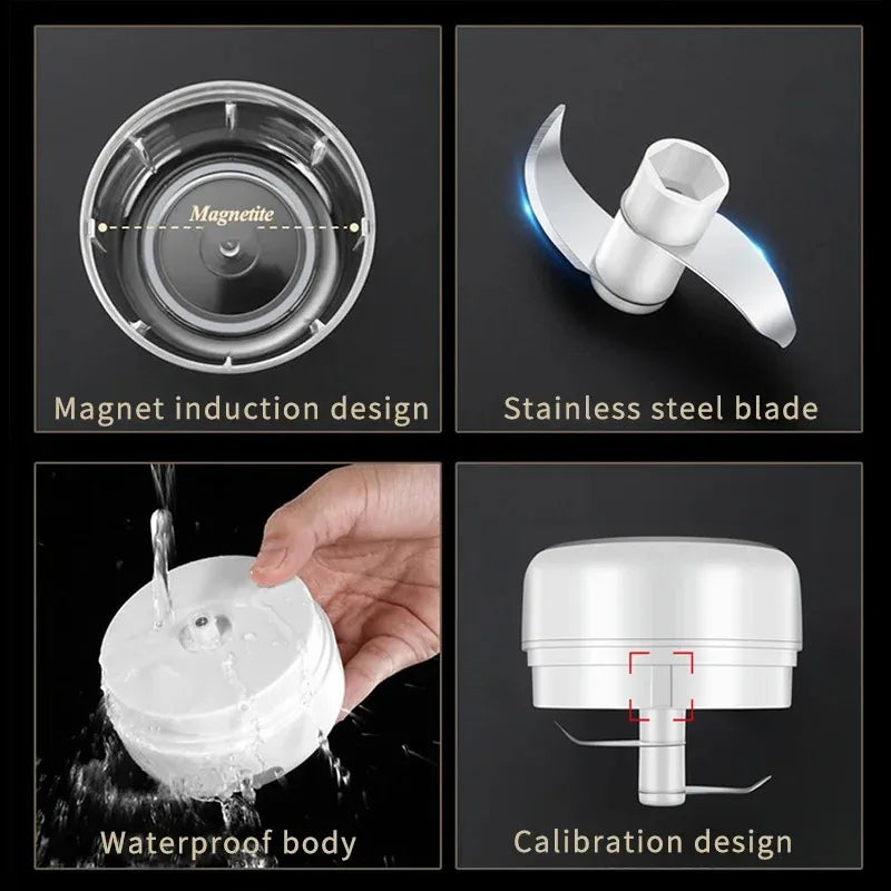 Mini Wireless Electric Garlic Crusher